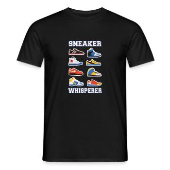 Collectionneur Sneakerhead - T-shirt homme - noir - Devant - AI Model Male 178 light (178cm)