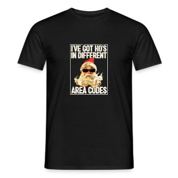 J’ai vu Ho dans différentes primaires Plus drôle - T-shirt homme - noir - Devant - AI Model Male 178 light (178cm)