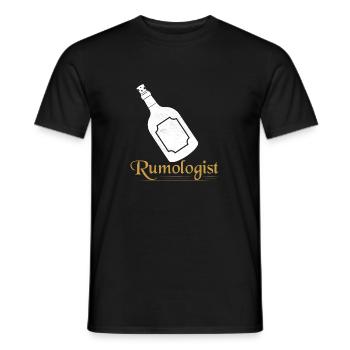 Rumologist Rum Caribbean Alcohol - Männer T-Shirt - Schwarz - Vorne - AI Model Male 178 light (178cm)