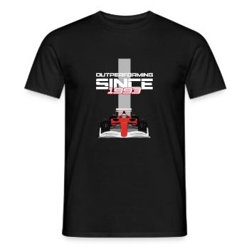 Surpasser une voiture de course de Grand Prix - T-shirt homme - noir - Devant - AI Model Male 178 light (178cm)