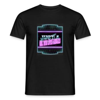 joke love books and cats art readers book children - Männer T-Shirt - Schwarz - Vorne - AI Model Male 178 light (178cm)