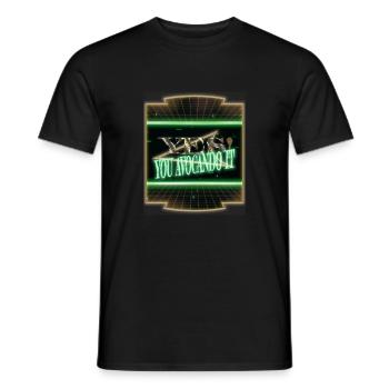 blagues bday nourriture cadeau idée anniversaire cadeau blague - T-shirt homme - noir - Devant - AI Model Male 178 light (178cm)