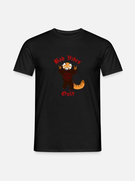 Bad vibes only - T-shirt homme - noir
