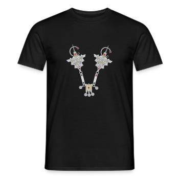 AMAZIGH MOROCCO BERBER - Men's T-Shirt - black - Front - AI Model Male 178 light (178cm)