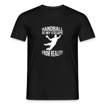 Handball Fan de handball Joueur de handball Équipe de handball - T-shirt homme - noir - Devant - AI Model Male 178 light (178cm)