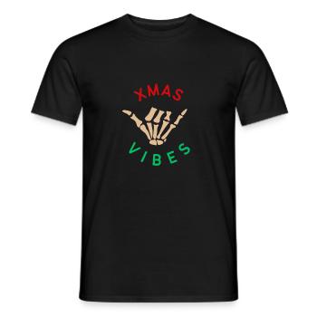 Xmas Vibes | XMAS - T-shirt homme - noir - Devant - AI Model Male 178 light (178cm)