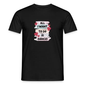 Je veux juste danser Hip Hop HipHop Danseur - T-shirt homme - noir - Devant - AI Model Male 178 light (178cm)