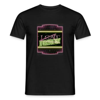 chats amoureux des animaux de compagnie collage de chats t-shirts anniversaire - T-shirt homme - noir - Devant - AI Model Male 178 light (178cm)