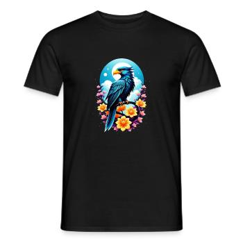 Adler - Wappen der USA - Männer T-Shirt - Schwarz - Vorne - AI Model Male 178 light (178cm)
