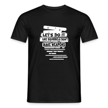 jokes funny heart flower power cool love - Männer T-Shirt - Schwarz - Vorne - AI Model Male 178 light (178cm)