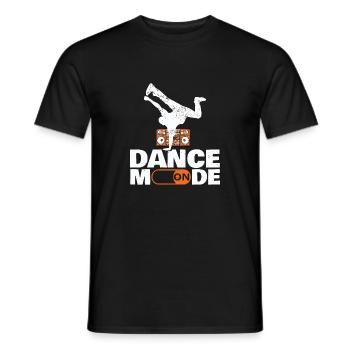 Tanzen Streetdance Breakdance - Männer T-Shirt - Schwarz - Vorne - AI Model Male 178 light (178cm)
