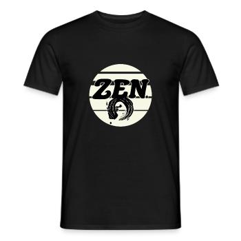 Zen - Men's T-Shirt - black - Front - AI Model Male 178 light (178cm)