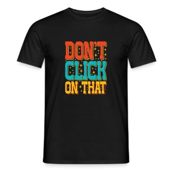 Ne cliquez pas sur ce 5 - T-shirt homme - noir - Devant - AI Model Male 178 light (178cm)