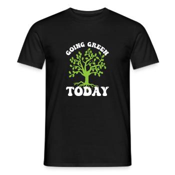 Going Green Today St. Patrick's Day - Men's T-Shirt - black - Front - AI Model Male 178 light (178cm)