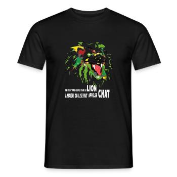 Legend of the Lions - Men's T-Shirt - black - Front - AI Model Male 178 light (178cm)
