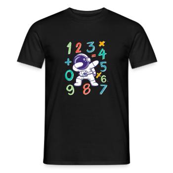 Nombre jour enfants Maths Day enfants Calculateur de costume - T-shirt homme - noir - Devant - AI Model Male 178 light (178cm)