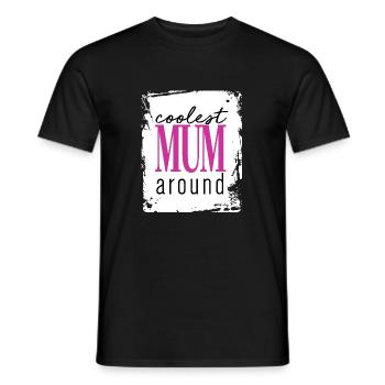 maman - T-shirt homme - noir - Devant - AI Model Male 178 light (178cm)