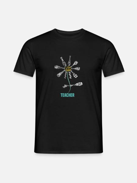 Lehrer aller Dinge - Männer T-Shirt - Schwarz