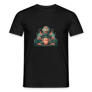 Voiture de sport - T-shirt homme - noir - Devant - AI Model Male 178 light (178cm)