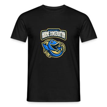 Marine Conservation - Men's T-Shirt - black - Front - AI Model Male 178 light (178cm)