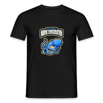 Marine Conservation - Men's T-Shirt - black - Front - AI Model Male 178 light (178cm)