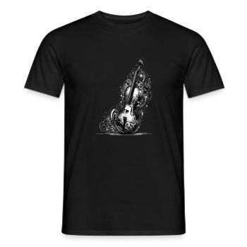 Musikalische Eleganz - Männer T-Shirt - Schwarz - Vorne - AI Model Male 178 light (178cm)