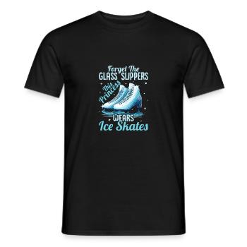 Skate Like a Princess: Ditch The Glass Slippers - Männer T-Shirt - Schwarz - Vorne - AI Model Male 178 light (178cm)