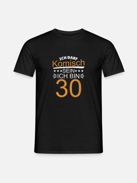 30. Geburtstag - Männer T-Shirt - Schwarz