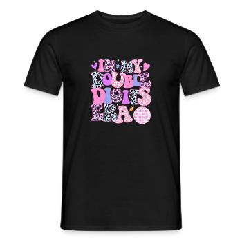 Dans mon ère à deux chiffres rétro 10e anniversaire fille - T-shirt homme - noir - Devant - AI Model Male 178 light (178cm)