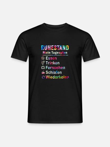Pensionär Rente Lustige Ruhestand Rentner Männer - Mænd T-shirt - sort