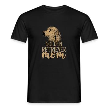 Golden Retriever Mom Dog Owner Retriever Breed - Männer T-Shirt - Schwarz - Vorne - AI Model Male 178 light (178cm)