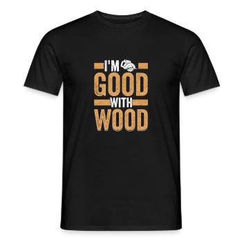 Carpenter's Pride - Master of the Woodcraft - Männer T-Shirt - Schwarz - Vorne - AI Model Male 178 light (178cm)