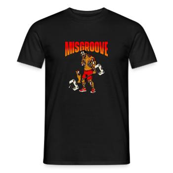 Misgroove - Fitnessstudio Gewichtheben Bodybuilding - Männer T-Shirt - Schwarz - Vorne - AI Model Male 178 light (178cm)