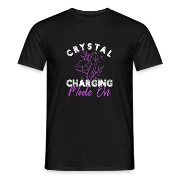 Crystal Charging Mode On Chakra Healer Lightworker - Männer T-Shirt - Schwarz - Vorne - AI Model Male 178 light (178cm)
