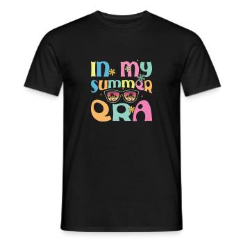 Sommer Feeling Bunt Geschenk - Männer T-Shirt - Schwarz - Vorne - AI Model Male 178 light (178cm)