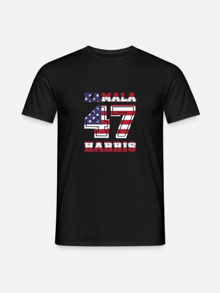Kamala Harris, 47th President of the United States - Men's T-Shirt - black