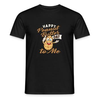 Bonne journée du beurre de cacahuète à moi - Food Lover - T-shirt homme - noir - Devant - AI Model Male 178 light (178cm)