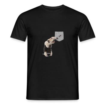 Fourmilier Atteindre Fourmi Dans Votre Fausse Poche Fun - T-shirt homme - noir - Devant - AI Model Male 178 light (178cm)