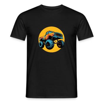 Monster Truck - Männer T-Shirt - Schwarz - Vorne - AI Model Male 178 light (178cm)