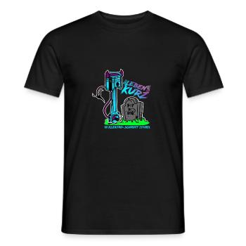 Elektroschrott - Männer T-Shirt - Schwarz - Vorne - AI Model Male 178 light (178cm)