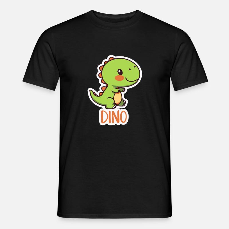 DINOSAURIER - Männer T-Shirt - Schwarz