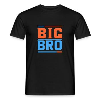 GRAND BRO - T-shirt homme - noir - Devant - AI Model Male 178 light (178cm)