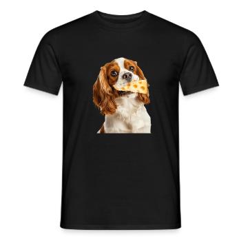 Cavalier King Spaniel - Männer T-Shirt - Schwarz - Vorne - AI Model Male 178 light (178cm)