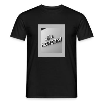 Design NeoForm 1 - T-shirt homme - noir - Devant - AI Model Male 178 light (178cm)