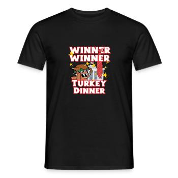 Frohes Trumpsgiving dinner - Männer T-Shirt - Schwarz - Vorne - AI Model Male 178 light (178cm)