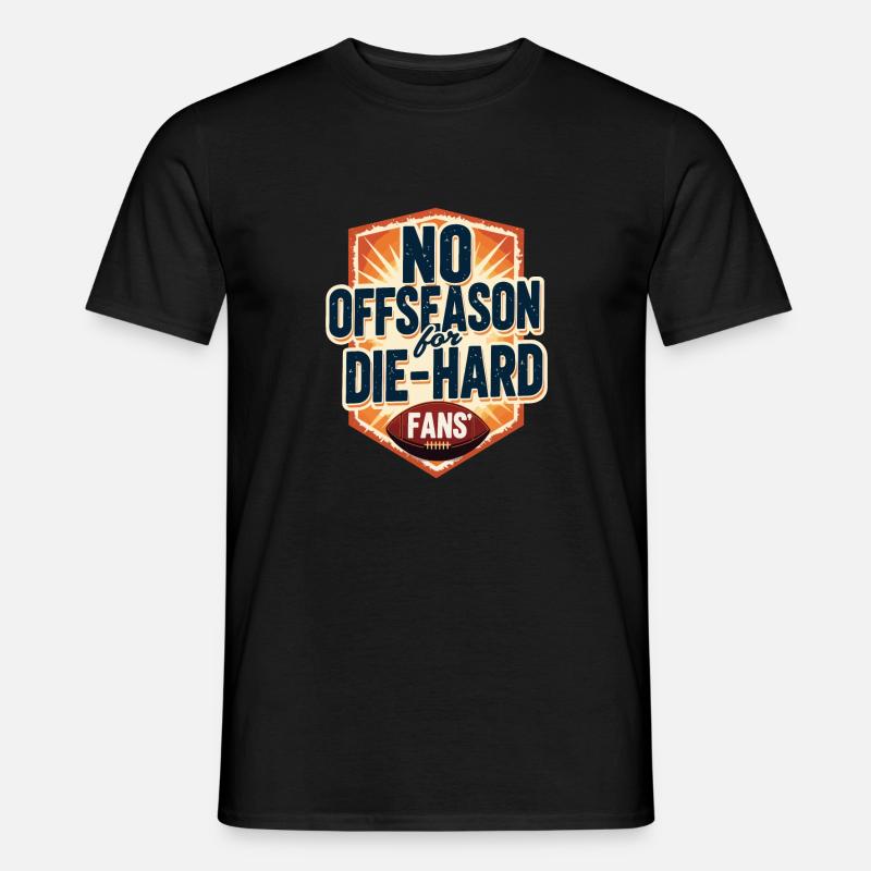 Fußball - Männer T-Shirt - Schwarz