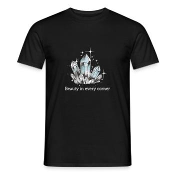 ÉTINCELANT - T-shirt homme - noir - Devant - AI Model Male 178 light (178cm)