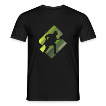 Gitarre Gitarrist Elektrogitarre - Männer T-Shirt - Schwarz - Vorne - AI Model Male 178 light (178cm)