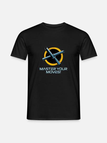 MASTER YOUR MOVES - Men's T-Shirt - black