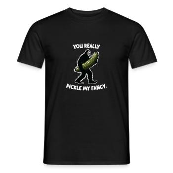 Vous me plaisez vraiment. Aneth Bigfoot Sasquatch - T-shirt homme - noir - Devant - AI Model Male 178 light (178cm)